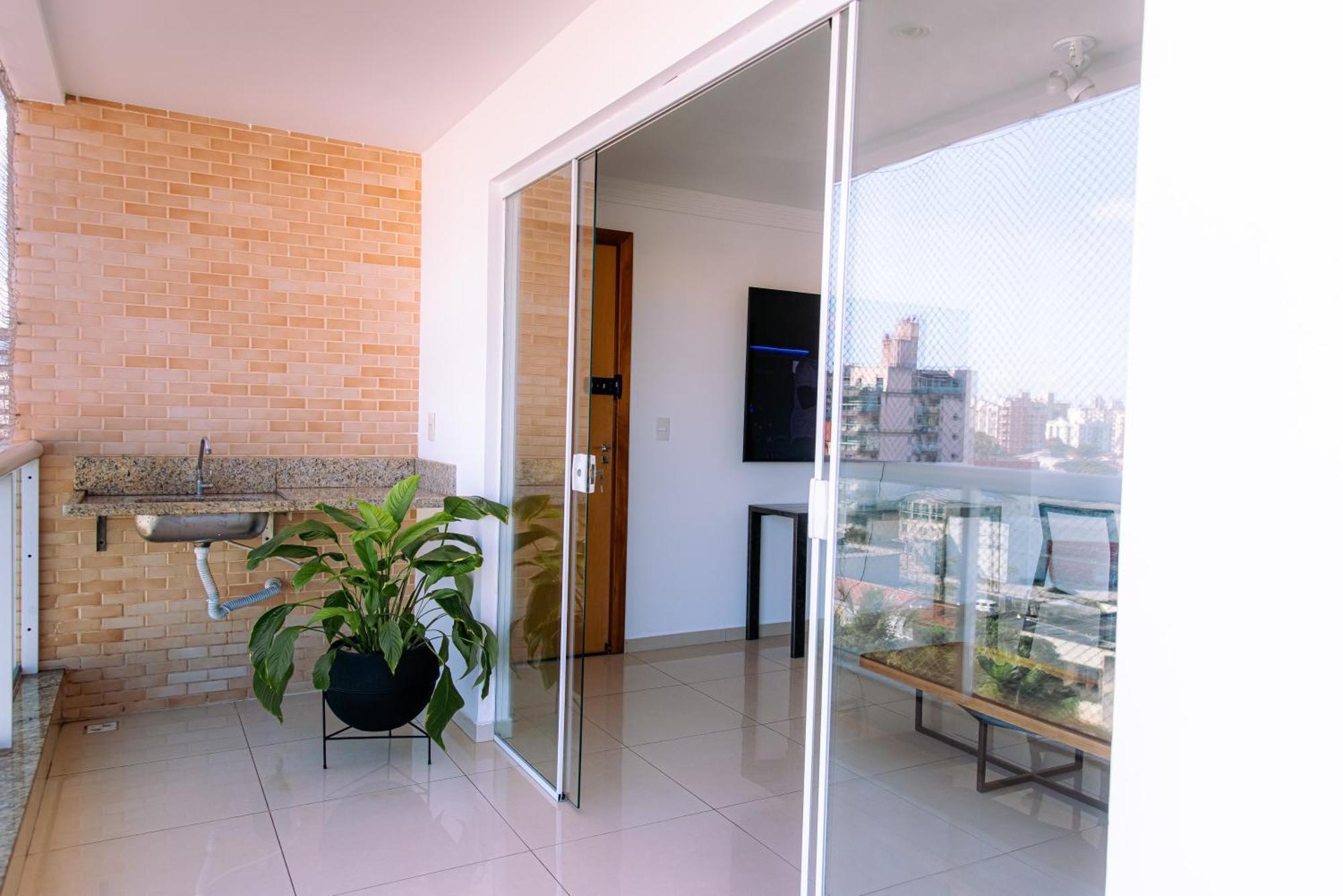 Апартаменти Apartamento De 2 Quartos Com Alto Padrao E Bem Localizado Em Jardim Camburi Віторія Екстер'єр фото